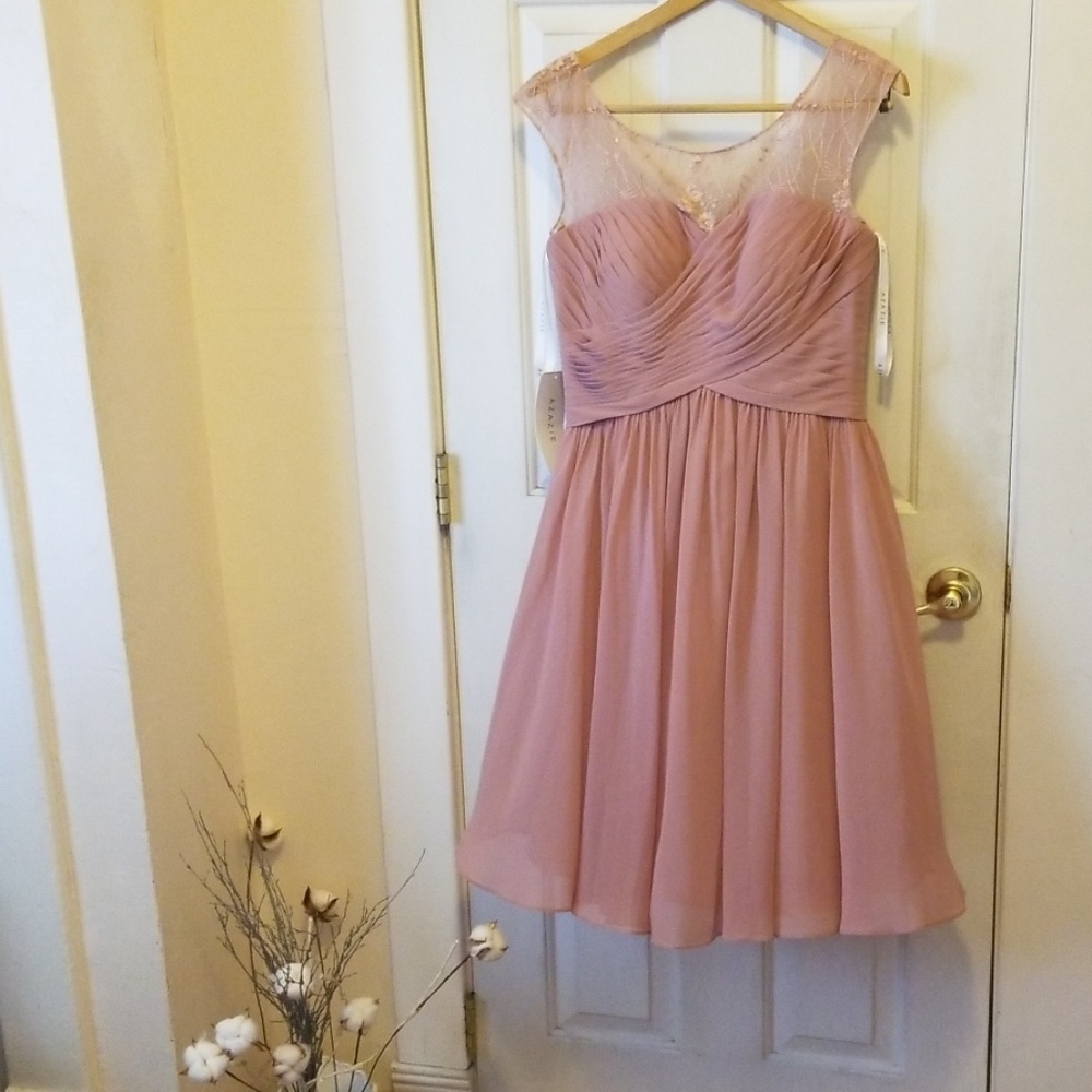 Azazie Dusty Rose Bridesmaids Dress